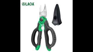 Tesoura eletricista 6" multifunção LAOA LA119306. Primeiras impressões.