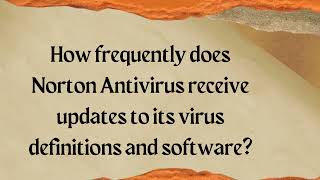 How frequently does Norton Antivirus receive updates to its virus definitions and software?