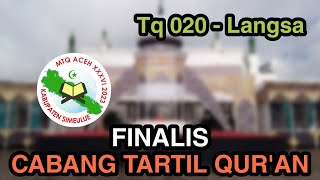 Finalis Tartil Quran PI (TQ 020 - Langsa) - MTQ ACEH XXXVI 2023 KAB SIMEULUE