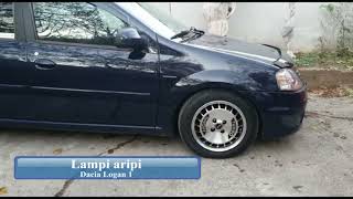 Lampi aripi led cu semnalizare dinamica adaptate pe Dacia Logan 1