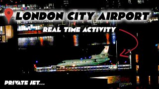 EXTREMELY BUST Evening of ACTIVITY at LONDON CITY AIRPORT | 30 Minutes of Airport Activity