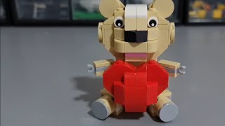 LEGO Seasonal Valentine's Bear 40085 | Speed Build