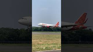 Dekat banget‼️BATIK AIR landing di bandara Halim Perdana Kusuma Jakarta.