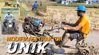 VIRAL MODIFIKASI TRAKTOR || BAJAK SAWAH