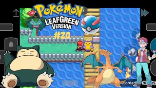 Great ball helped me to catch snorlax | Pokemon leaf green gameplay #20