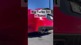 Everyone says not to put a Tomei on a big turbo sti…. So I did it