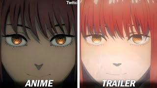 Anime vs Trailer - Chainsaw Man LAST EPISODE! vs Manga!