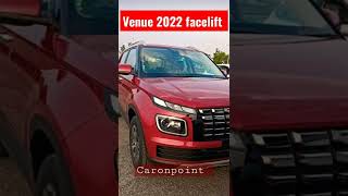 Hyundai venue facelift 2022 #shorts #caronpoint