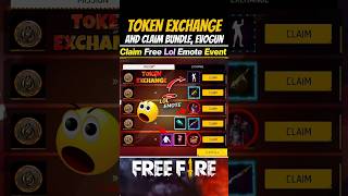 New Token Exchange🤯🔥 And Claim Bundle, Evogun #shorts #trending #freefire