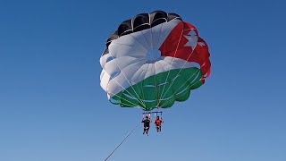 Para Sailing over Red Sea | Aqaba, Jordan