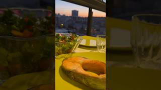 Gün Batımında Akşam Yemeği - Somon Tarifi #salmon #fırındabalık #asmr #shorts