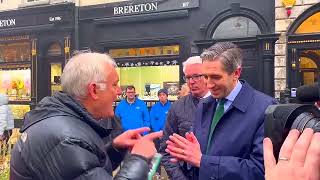 THE WAY SIMON HARRIS TALKS DOWN TO THE IRISH PUBLIC HE MUST THIS HE'S BLOODY JACOB REES MOGG