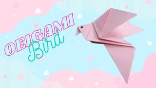 TUTORIAL-How To Make Cute Origami Bird model 1-Easy Paper Cradts-Kids Crafts