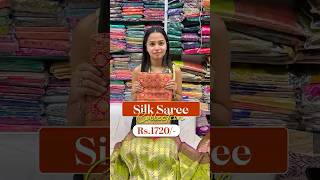 Pure Silk Saree Collection | ₹1720 | Wholesale Saree Market | Shagun Textile Market Kalyan 💃🛍️