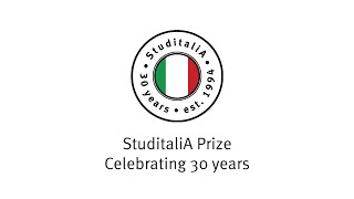 30 Years of the StuditaliA Prize