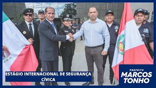 GUARDAS MUNICIPAIS DO MÉXICO E DO PERÚ FARÃO ESTÁGIO COM A GCM DE SANTANA DE PARNAÍBA