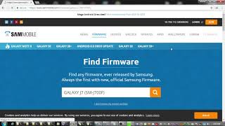 How to download samsung repair firmware