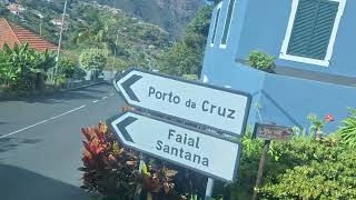 RECORRIDO EM AUTOCARRO DESDE FAIAL SANTANA HASTA MACHICO MADEIRA PORTUGAL 2024