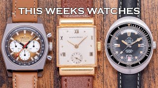 This Weeks Watches - Patek Philippe 1483, Zenith Chronomaster, Skin Divers, Gallet & More [EP184]