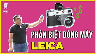 Giải thích các dòng và phân khúc máy ảnh Leica