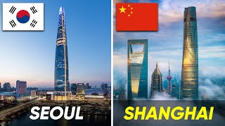 Seoul vs Shanghai City Comparison | South Korea vs China | Compare The City