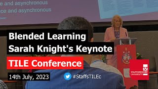 Sarah Knight of Jisc Delivers Impactful Keynote | TILE Conference, Staffordshire University