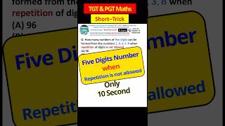 TGT & PGT Maths Short Trick-8 #tgtmaths #pgtmaths