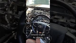 toyota innova crysta ac repairs #automobile #mechanic #car #toyota