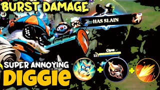 Perfect support Diggie | unkillable Build Top global Diggie ~ Mlbb