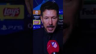 La REACCIÓN del Cholo Simeone a la derota por 4-0 ante el Benfica | UniversoAtleti