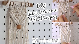 DIY Macrame Wall Hanging