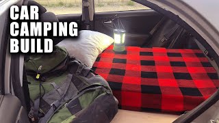 DIY Car Camper Build - 2003 Toyota Corolla (Includes Plans)