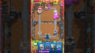 I almost lose the match.#clash royal#mini pekka#supercell