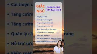 Giấc ngủ quan trọng thế nào | Bác sĩ Trang #bácsĩtrang #drstrang #lamdep