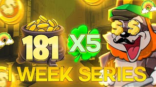 STARTING 1 WEEK SERIES OF HACKSAW ON FAVOURITE SLOTS  || CASINO SPARTAN