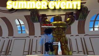 NEW GYM LEAGUE UPDATE!! NEW STAMPS CURRENCY AND GEARS!! (Roblox)