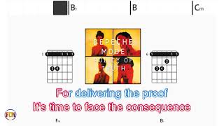 DEPECHE MODE Policy of truth FCN GUITAR CHORDS & LYRICS