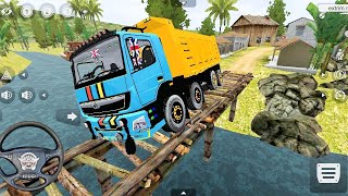 Tipper dumper offroad wala game!Offroad tipper truck stone draving!