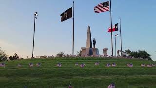 Thousands of American flag wave proudly in the memory of veterans and soldiers