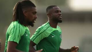 NWABALI CHALLENGES PESEIRO: NIGERIA VS ANGOLA FINAL TRAINING