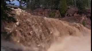 Ice out at Gooseberry Falls