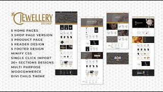 Divi Jewelry Woocommerce Child Theme Installation Guide