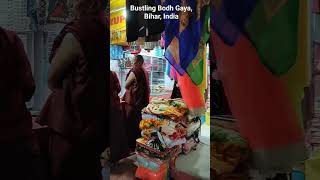 Bustling Bodh Gaya, Bihar, India #buddhistpilgrimage