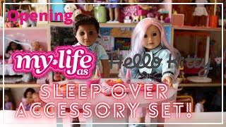 Opening My Life As X Hello Kitty Sleepover Accessory Set!