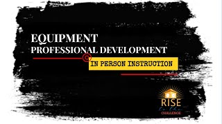 Return To In Person Instruction Equipment PD