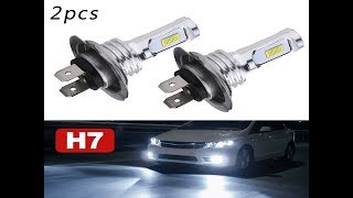 2pcs H7 DC 12-24V Car CSP LED Light Headlight Conversion Kit 3570