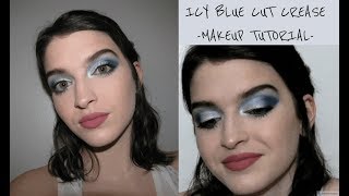 ICY BLUE CUT CREASE | MAKEUP TUTORIAL