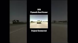 1970 Plymouth Road Runner Original Commercial/Dealer Promo