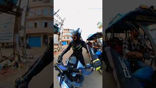 alien helmet public reaction 😲😱 #batmanhelmet #ironmanhelmet #helmetmodification #powerrengers