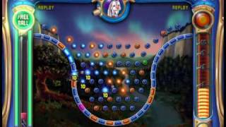 Peggle AMAZING shot on the "last ball" challenge!